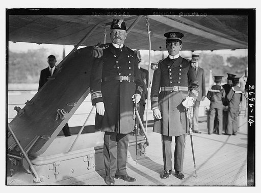 Adm. Badger and Cm'd'r. Quevedo