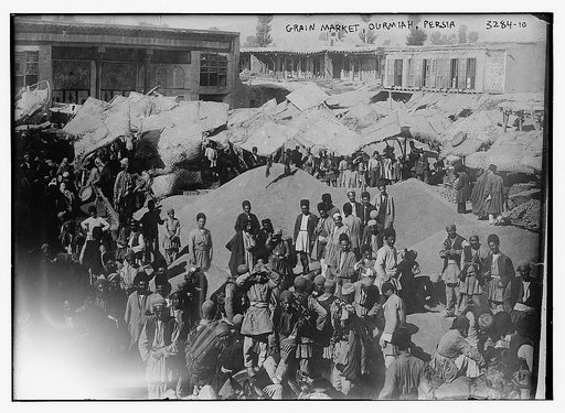 Grain Market, Ourmiah, Persia