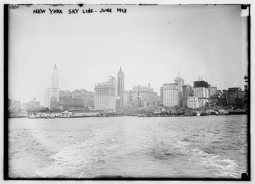 New York Skyline - June 1913