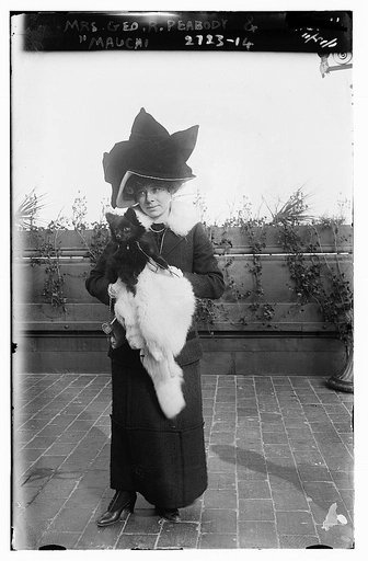 Mrs. Geo. R. Peabody and "Mauchi"