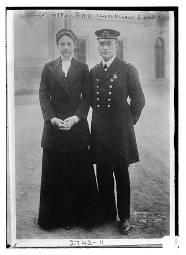 Lt. Von Kloss and wife (Grand Duchess Eleanore)