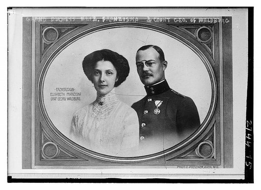 Grand Duchess Eliz. Franziska & Count Geo. of Waldenburg