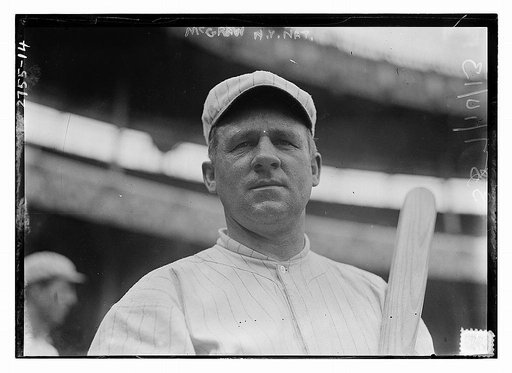 John McGraw, New York NL, at Polo Grounds, NY (baseball)