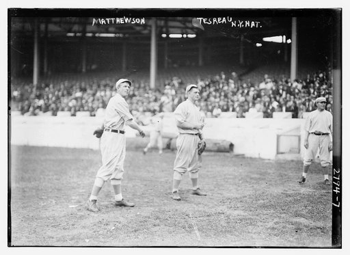 Christy Mathewson & Jeff Tesreau, New York NL, at Polo Grounds (baseball)