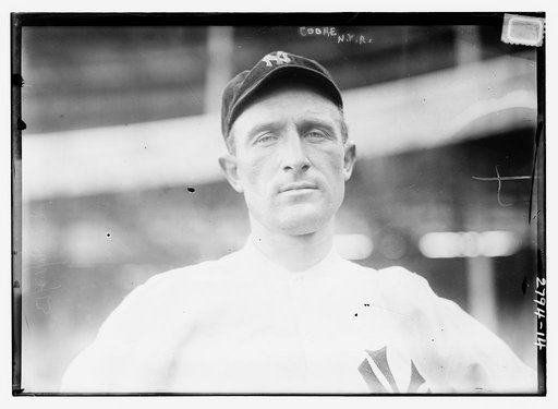 Doc Cook, New York AL, at Polo Grounds, NY (baseball)