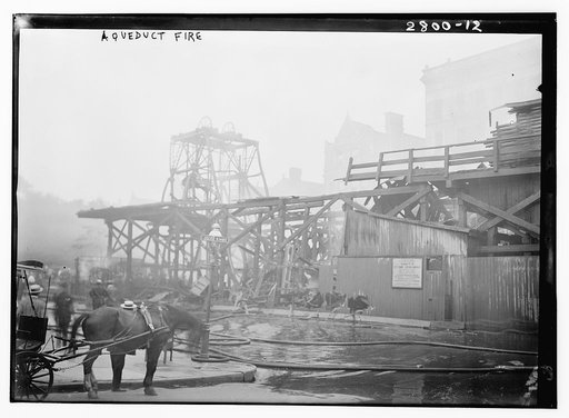 Aqueduct fire