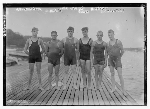 J.A. Zimrock, G. Hager, Rex Cropsey, C. Ash, H. Knecht, J.C. Wheatley