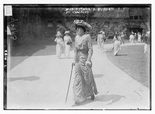 Mrs. Arthur S. Burden at Newport
