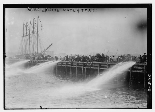 Motor engine water test