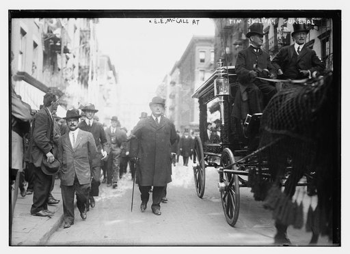E.E. McCall at Tim Sullivan funeral