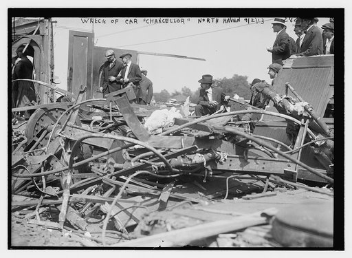 Wreck of car "Chancellor", North Haven