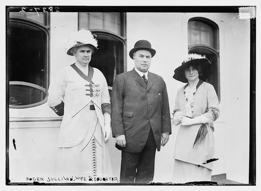 Roger Sullivan, wife and daughter