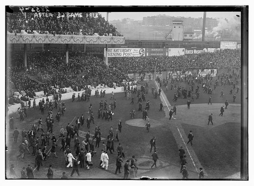 World Series 1913, after 3rd game, Polo Grounds, NY (baseball)