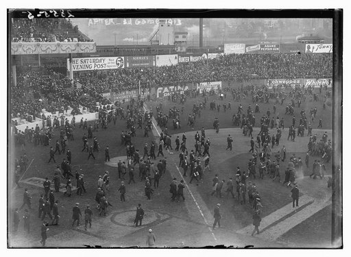 World Series 1913, after 3rd game, Polo Grounds, NY (baseball)