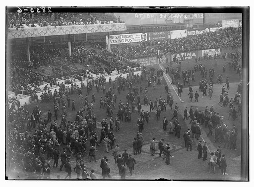 World Series 1913, after 3rd game, Polo Grounds, NY (baseball)