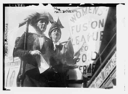 Mrs. J.B. Harriman [and] Mrs. C.D. Gibson
