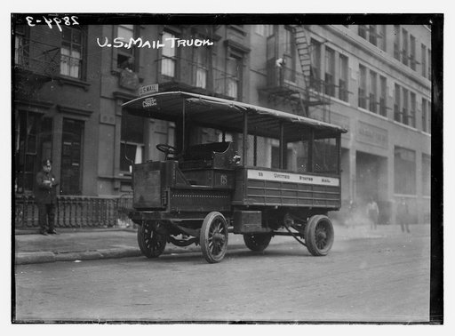 U.S. Mail truck