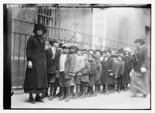 Orphans at horse show - N.Y., 11/13