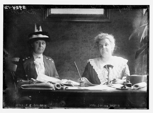 Mrs. C.E. Griffin [and] Mrs. Julian Heath
