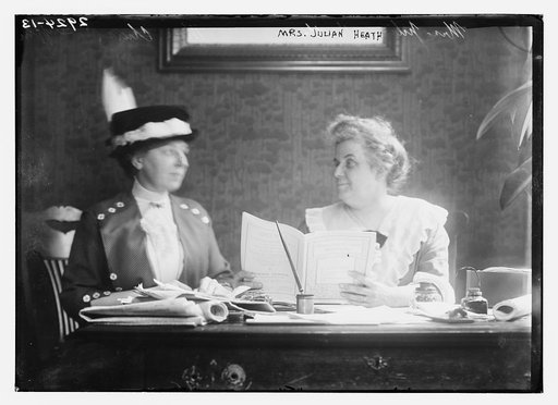 Mrs. C.E. Griffin [and] Mrs. Julian Heath