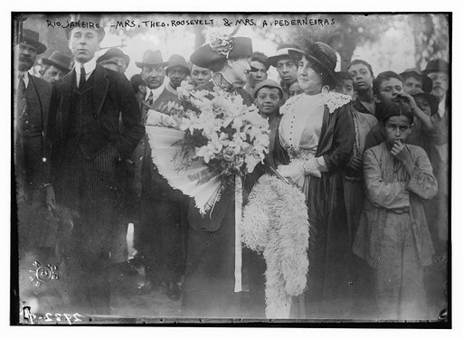 Rio Janeiro - Mrs. Theo. Roosevelt & Mrs. A. Pederneiras