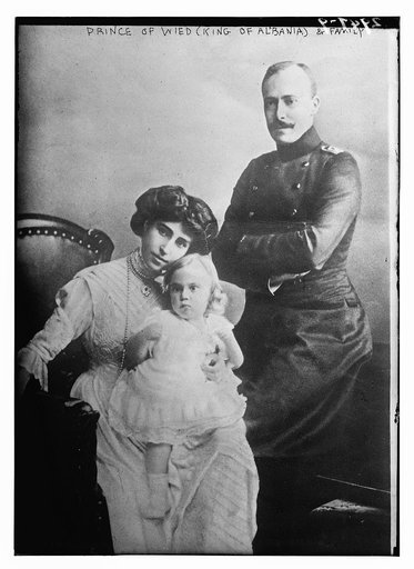 Prince of Wied (King of Albania) & family