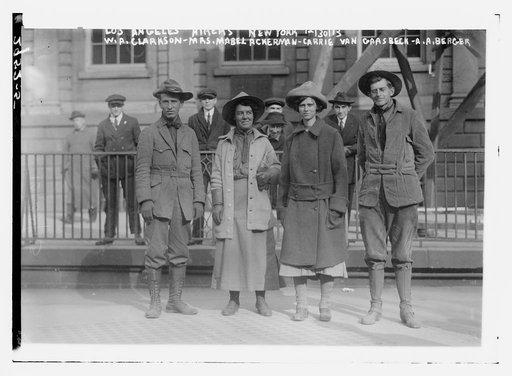 Los Angeles Hikers, N.Y., 12/30/13, W.A. Clarkson, Mrs. Mabel Ackerman, Carrie Van Gaasbeck and A.A. Berger