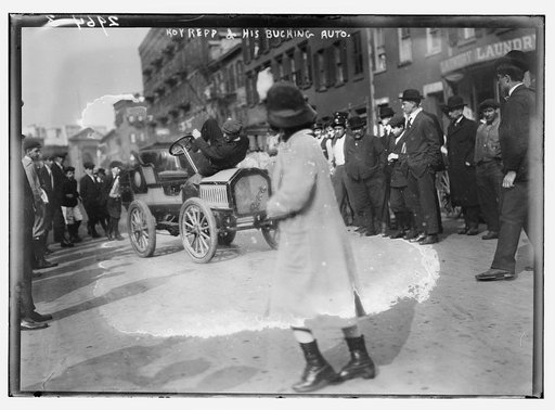 Roy Repp and his bucking auto