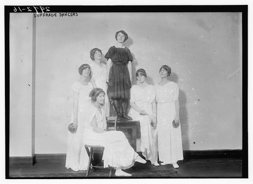 Suffrage dancers