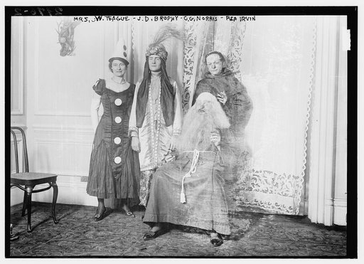 Mrs. W. Teague - J.D. Brophy - C.G. Norris - Rea Irvin
