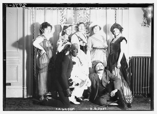 Mrs. C.H. Wright - Mrs. Chas. Ebert - Mrs. R. Beckwith - Mrs. J.M. Flagg - Mrs. H.G. Dart - C.A. Gilbert and H.G. Dart