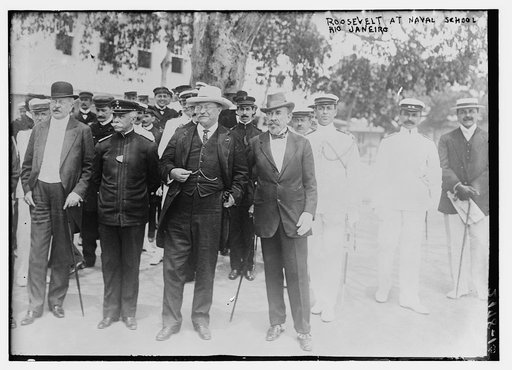 Roosevelt at Naval School -- Rio Janeiro