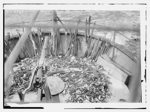 Police - destroyed guns[?