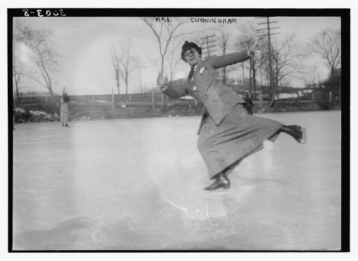 Mrs. Cunningham - ice skating