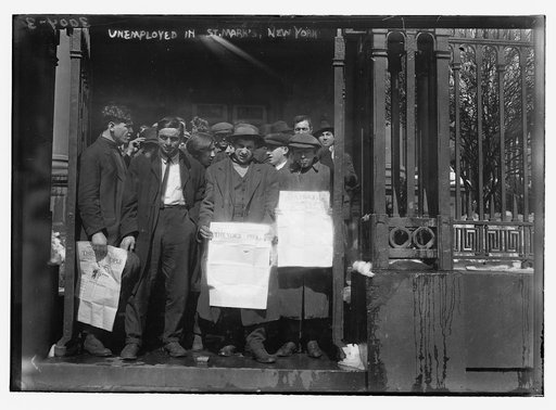 Unemployed in St. Mark's N.Y.