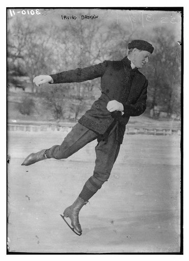 Irving Brokaw -- ice-skating