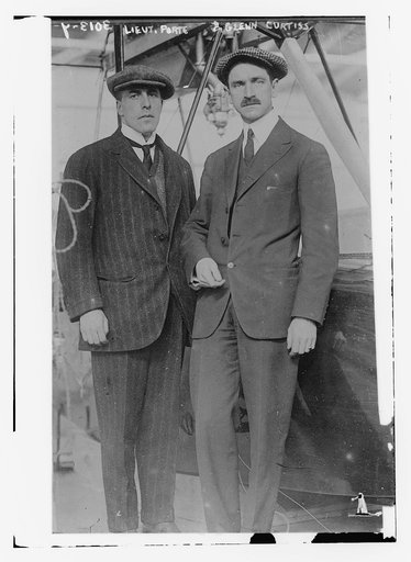 Lt. Porte and Glenn Curtiss