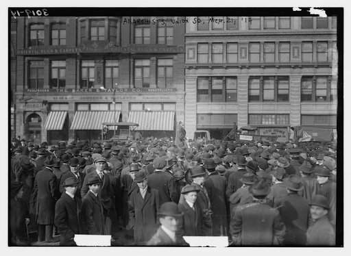 Anarchists, Union Sq., Mar 21, 1914