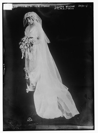 Eleanor Wilson -- (Mrs. W.G. McAdoo) [in wedding dress