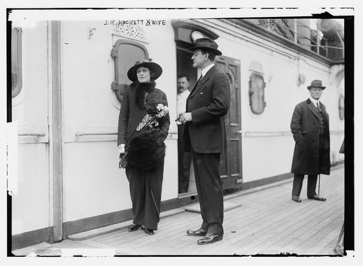 J.K. Hackett and wife
