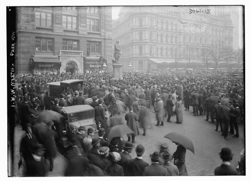 I.W.W. Meeting -- Park Row