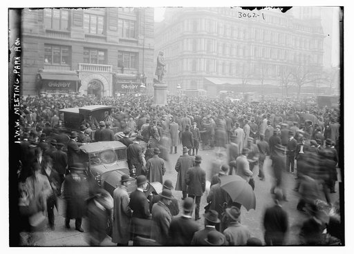 I.W.W. Meeting -- Park Row
