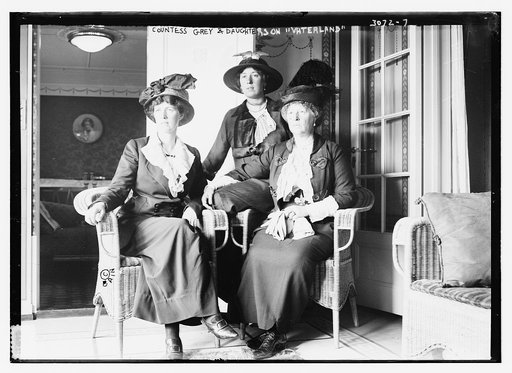 Countess Grey and daughters on VATERLAND