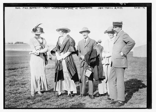Hon. Mrs. Barrett -- Lady Wimborne -- Duke of Penaranda -- John Traill and wife