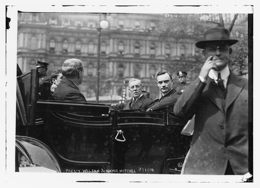 Pres't Wilson & Mayor Mitchel