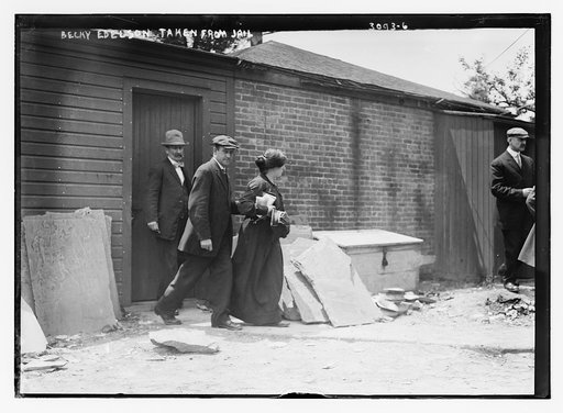 Becky Edelson [i.e., Edelsohn] taken from jail