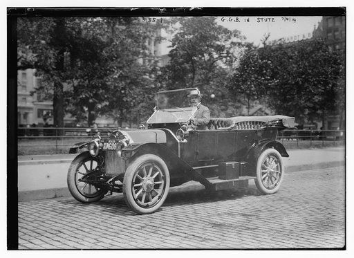 G.G.B. [i.e., George Grantham Bain] in Stutz