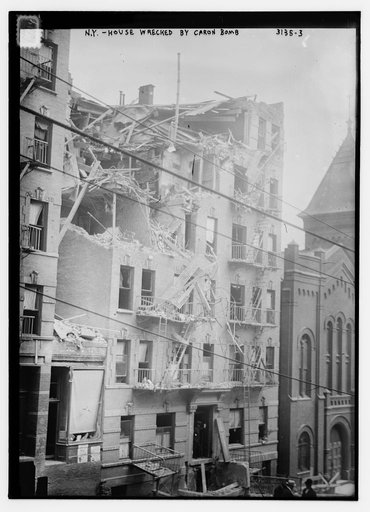 N.Y. house wrecked by Caron bomb