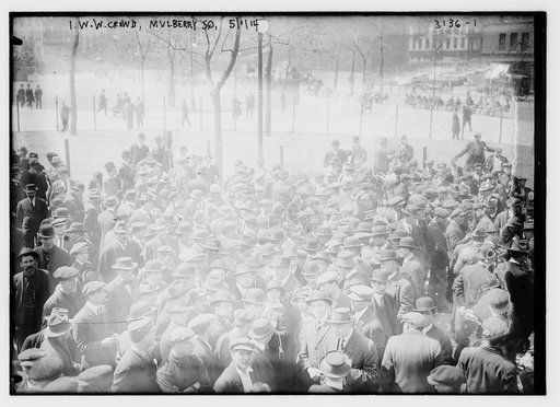 I.W.W. Crowd -- Mulberry Sq., 5/1/14