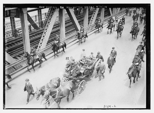 Navy Funeral--on Manhattan Bridge